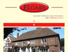 Tablet Screenshot of elgars.uk.com